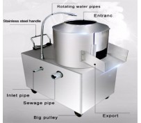 Two Types of Potato Peeling Machines are Available