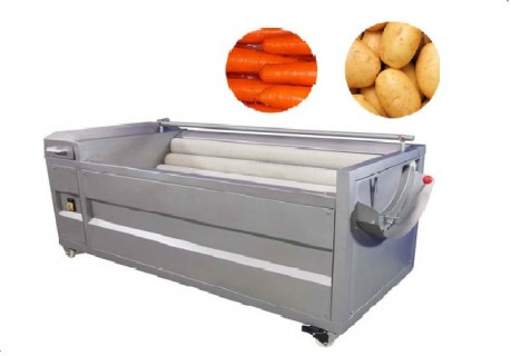 Stainless Steel Brush Commercial Vegetable Washing Machine Stainless Steel Brush Commercial Vegetable Washing Machine