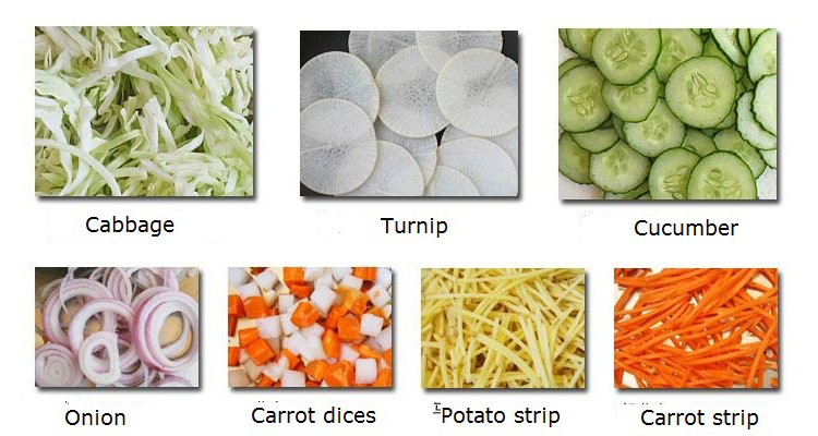 Multifuntional electric vegetable cutter machine