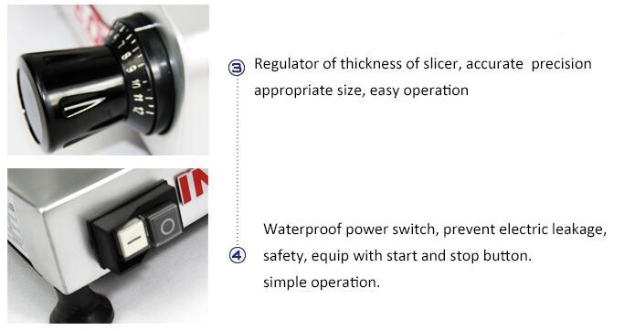 electric meat slicer machine