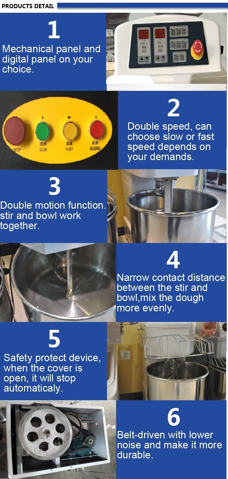 commercial dough mixer