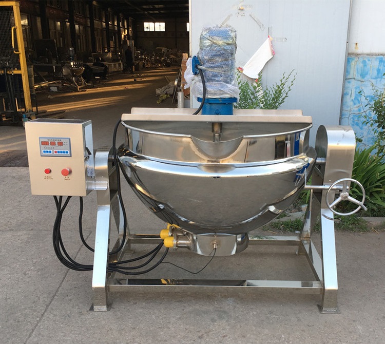 double jacketed steam kettle
