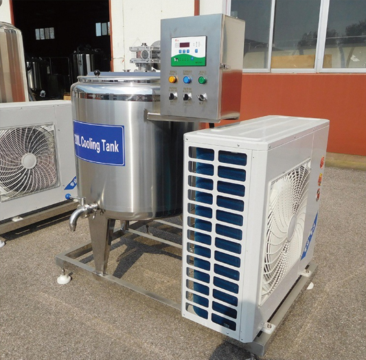 milk refrigeration tank